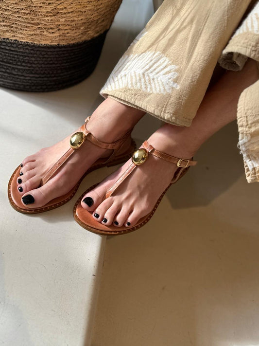 Golden Muse - Greek Artisan Sandals