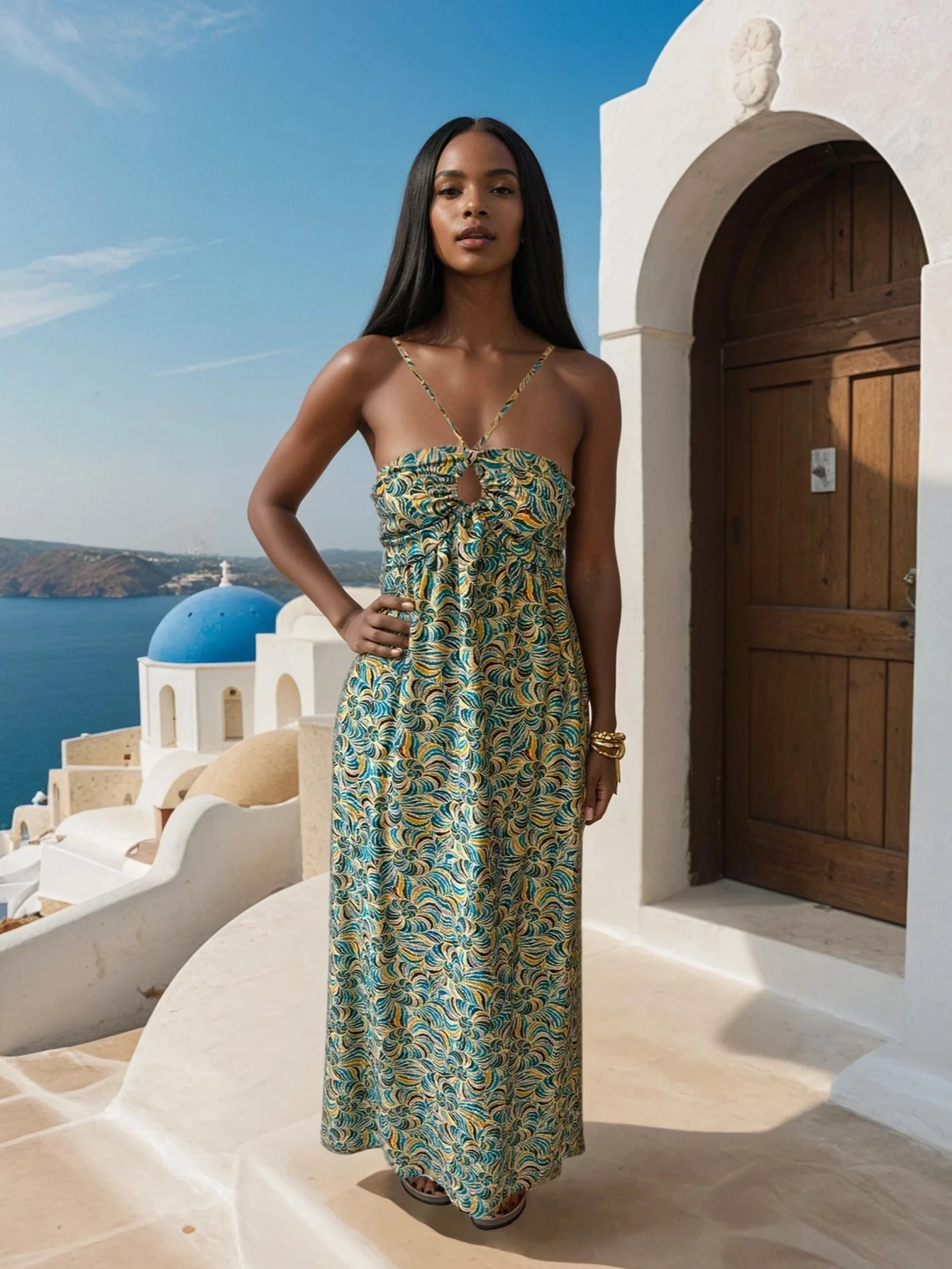 Tide Whisper Maxi Dress