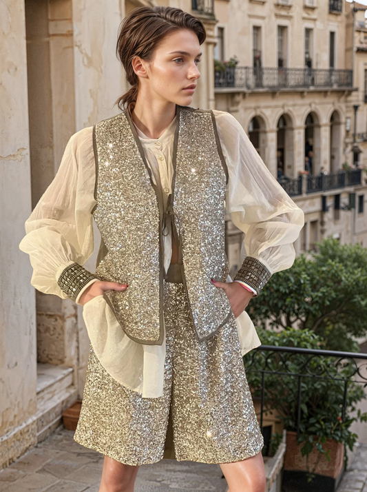 Shimmer Linen Power Set